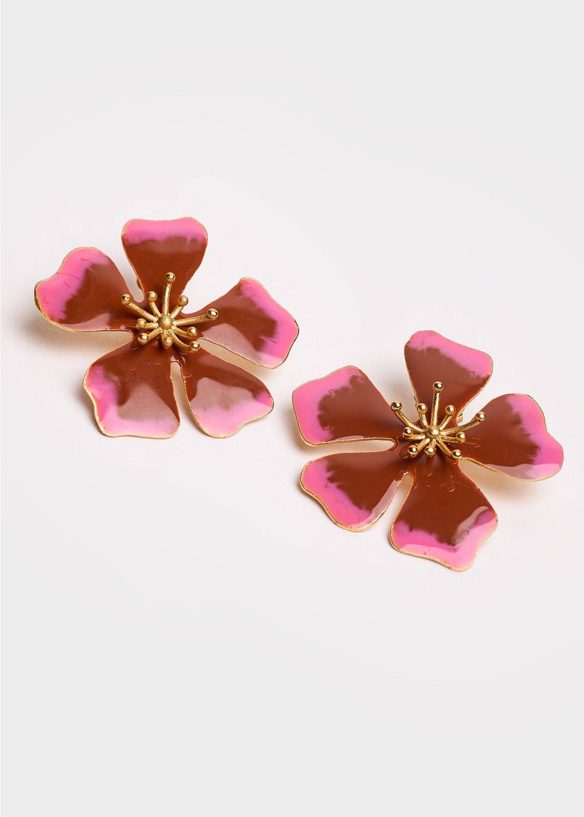 Aretes Aurora Maxi Terracota Swirl
