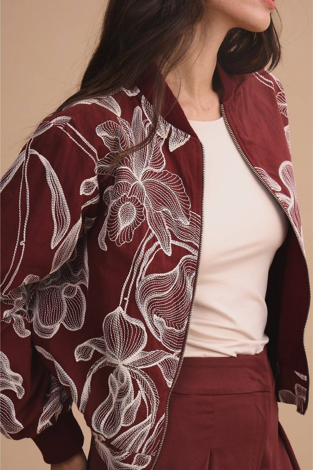 Chaqueta Galería Vinotinto