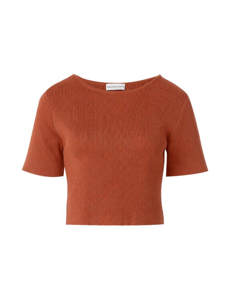 Crop top Muscaris Terracota