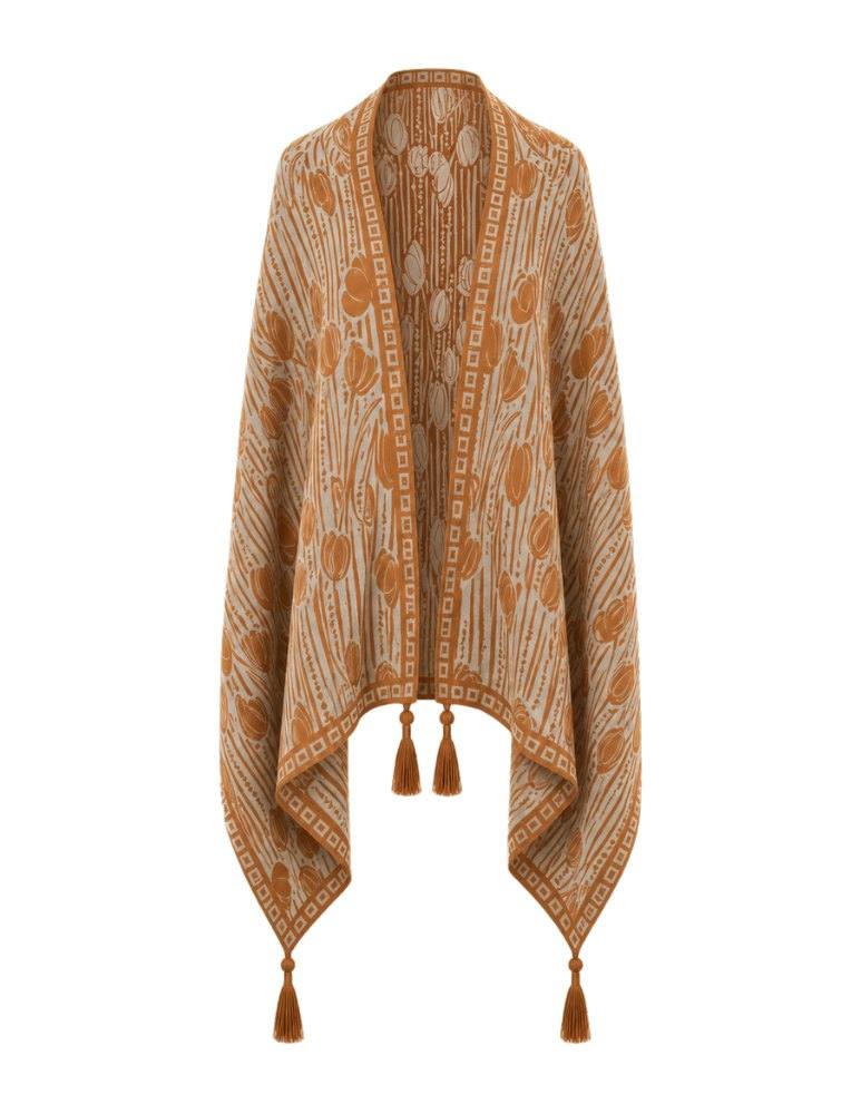 Foulard Tulip Bloom Terracota