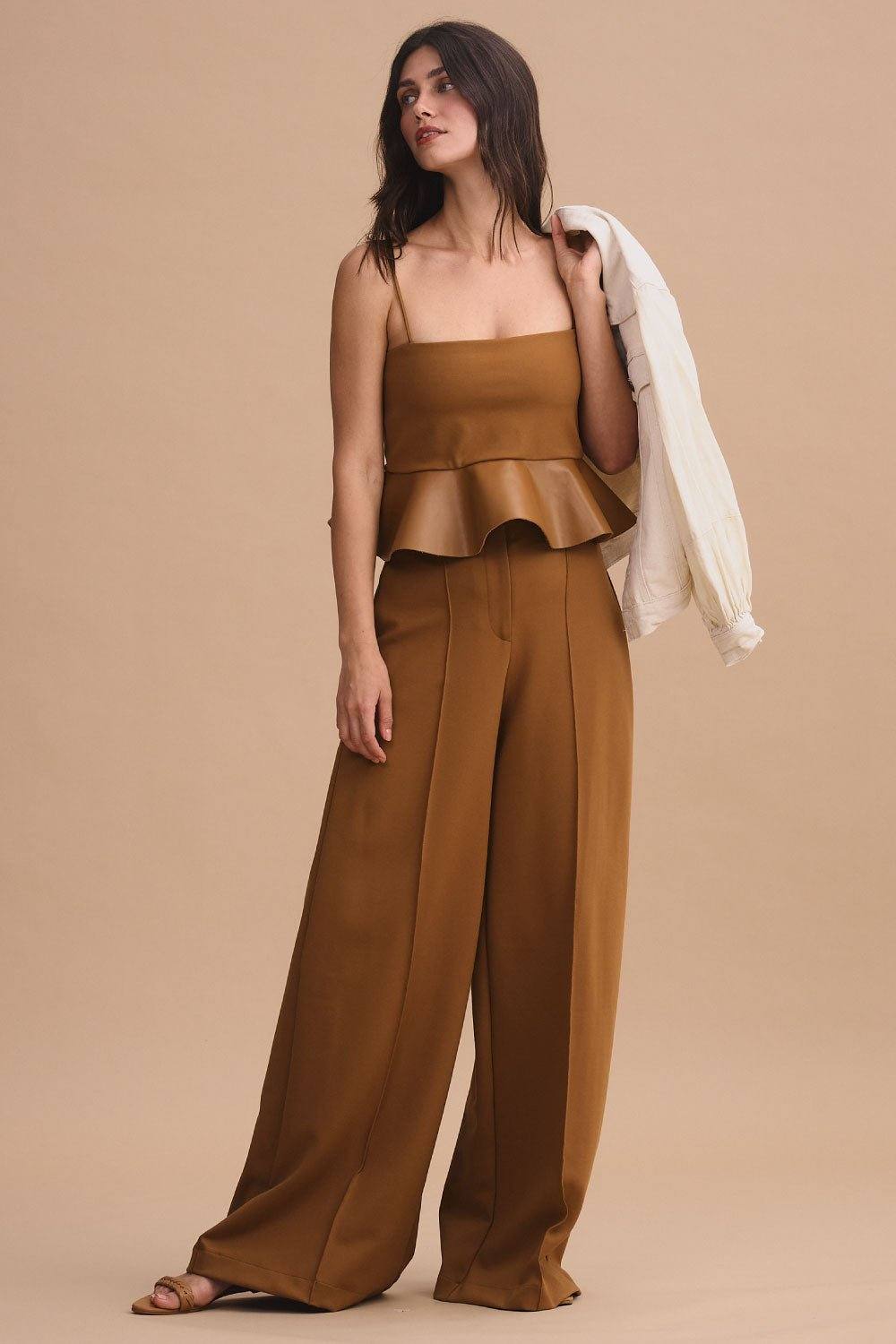 Pantalón New Paulette Tabaco