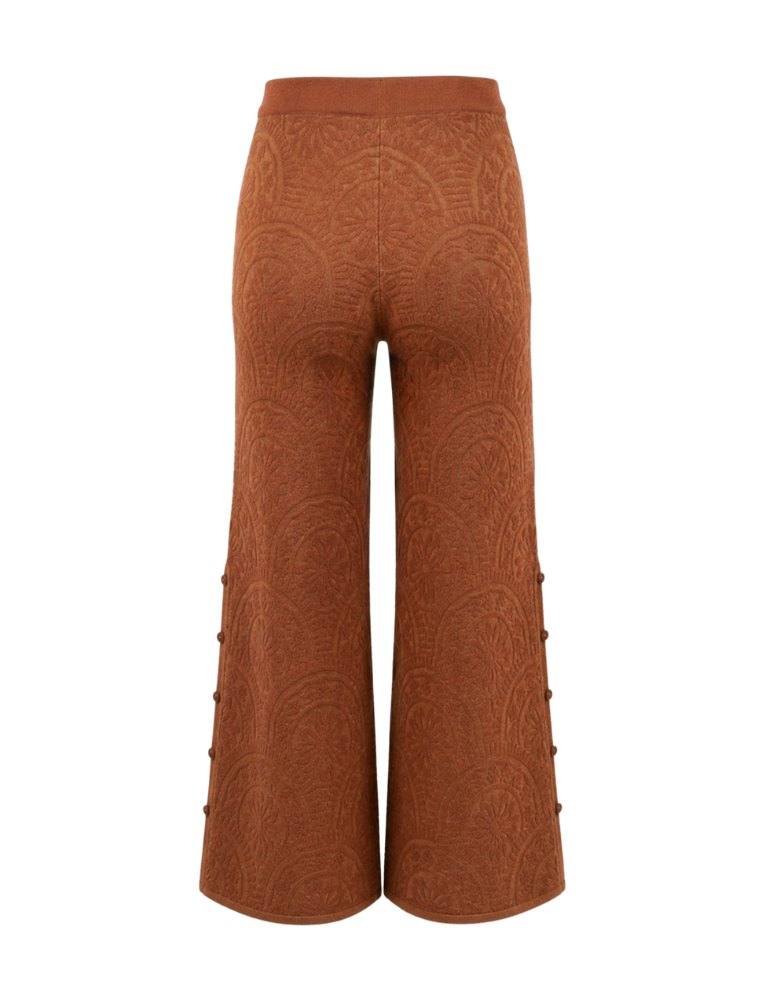 Pantalón Trama Terracota, foto 3