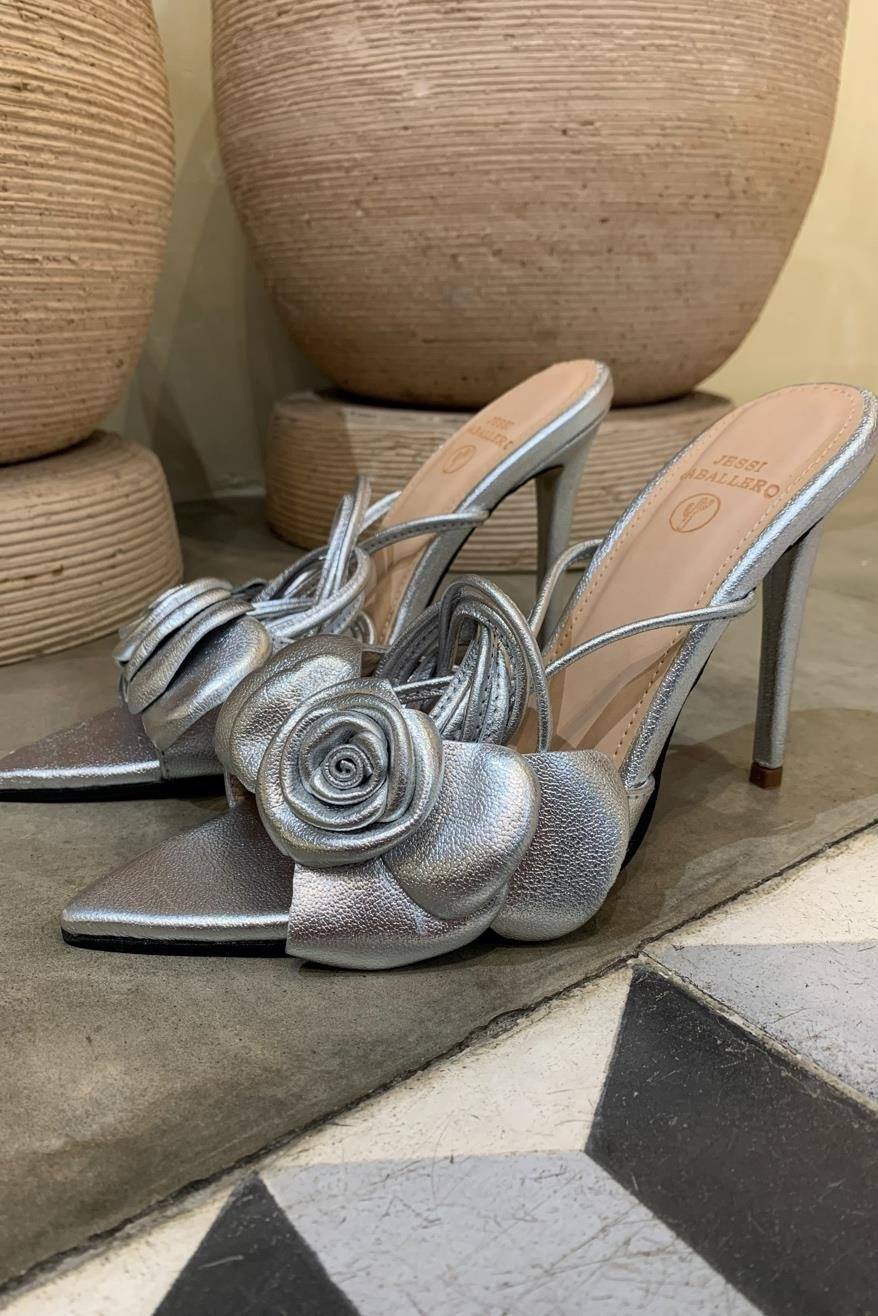 Tacones Cayetana Plata