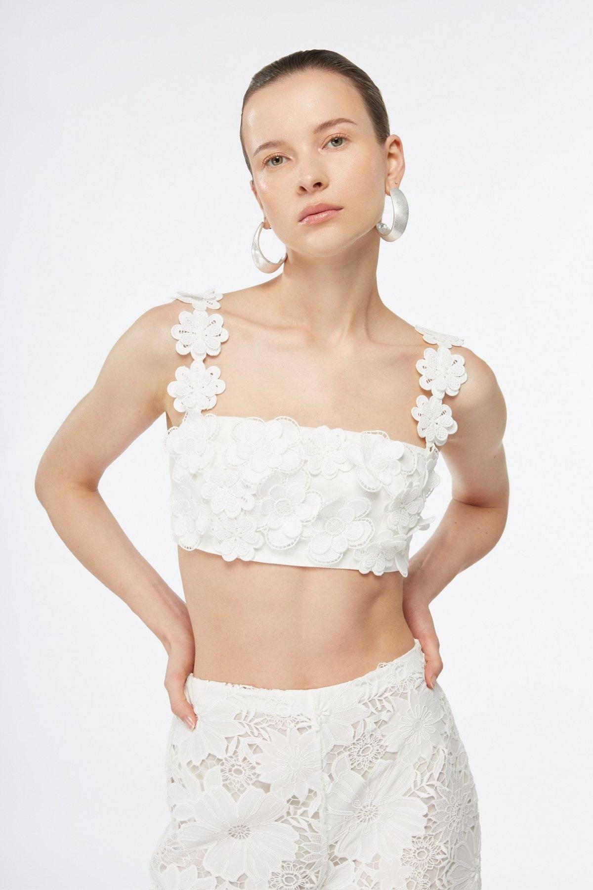 Top Solange Blanco