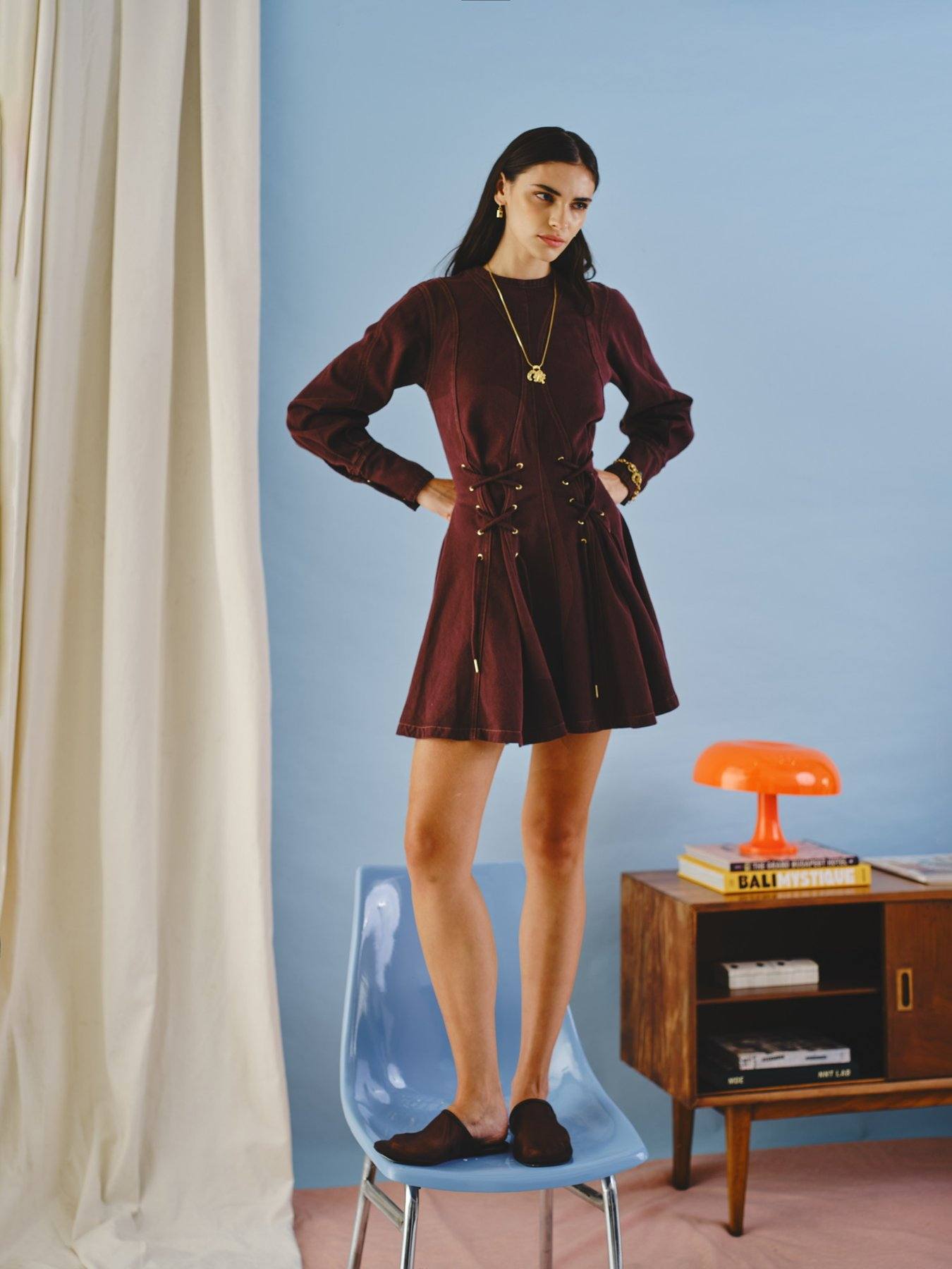 Vestido Alic Vino